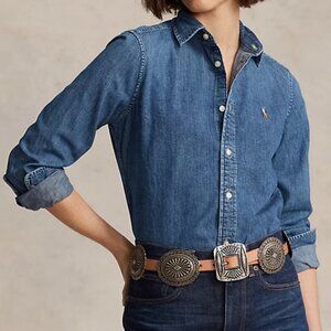 Polo Ralph Lauren Women's Denim Button Down Shirt